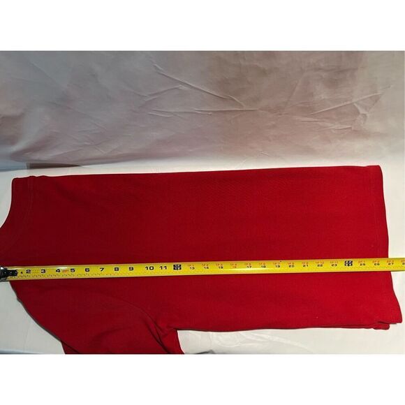 Rafaela Women’s Plus Size 3/4 Sleeve Pull Over Shirt Red in Color Size 2X - Picture 7 of 8